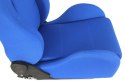 Fotel sportowy DRAGO Welur Blue